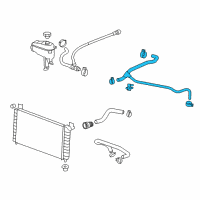 OEM 2017 GMC Sierra 3500 HD Inlet Hose Diagram - 23428264