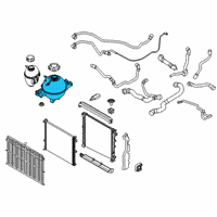 OEM 2020 BMW X5 EXPANSION TANK Diagram - 17-13-8-610-662
