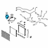 OEM 2020 BMW X4 Coolant Expansion Tank Diagram - 17-13-8-610-661