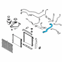 OEM BMW X5 Hose Heat Management Module Diagram - 17-12-8-689-256