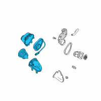 OEM 1999 Ford Mustang Air Cleaner Diagram - XR3Z-9600-CA