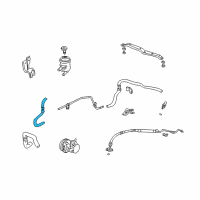 OEM Honda CR-V Hose, Oil Tank Diagram - 53733-S9A-003