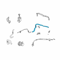 OEM 2005 Honda CR-V Hose, Power Steering Return Diagram - 53732-S9A-A01