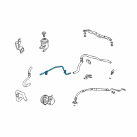 OEM Honda CR-V Pipe, Power Steering Diagram - 53730-S9A-000