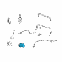 OEM Honda CR-V Pump Sub-Assembly, Power Steering Diagram - 56110-PNB-A02