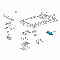 OEM 2022 Lexus RX350 Lamp Assy, Spot Diagram - 81360-0E051-C0