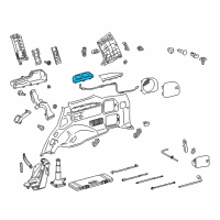 OEM Lexus LX570 Cup Holder, No.1 Diagram - 66991-60040-B0