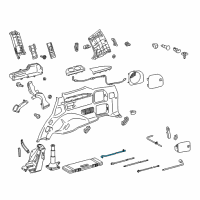 OEM 2012 Toyota 4Runner Handle Rod Diagram - 09115-35110