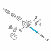 OEM 1996 Ford Explorer Inner Shaft Diagram - F57Z3N387AA