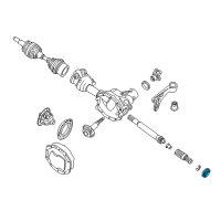 OEM Ford Explorer Sport Shaft Assembly Seal Diagram - F57Z-3254-AA