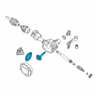 OEM Ford Explorer Sport Ring & Pinion Diagram - F57Z-3222-DA