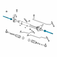 OEM Chevrolet Caprice Inner Tie Rod Diagram - 19259256