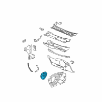 OEM 2006 Chevrolet Malibu Insulator, Dash Panel Diagram - 15851367