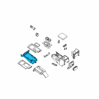 OEM 2012 Nissan Frontier Console-Lower Diagram - 96915-9BH0A