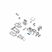 OEM 2012 Nissan Frontier Boot Assy-Parking Brake Diagram - 96906-EA003