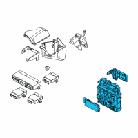 OEM BMW Fuse Box Diagram - 61-14-8-384-629