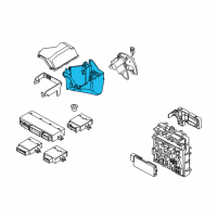 OEM BMW 325i Bottom Part, E-Box Diagram - 12-90-7-534-921