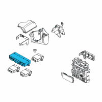 OEM 2007 BMW Z4 Body Control Module Diagram - 61-35-9-116-445