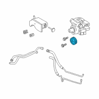OEM 2002 Pontiac Aztek Reservoir Clip Diagram - 19367415