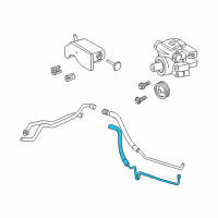 OEM Oldsmobile Alero Return Hose Diagram - 26070058