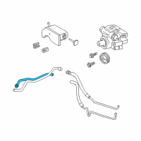 OEM 2002 Oldsmobile Alero Upper Return Tube Diagram - 26055389