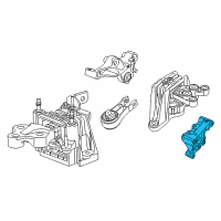 OEM 2021 Chrysler Voyager ISOLATOR-Transmission Mount Diagram - 68224742AD