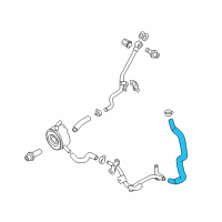 OEM 2012 Nissan Murano Hose-Water Diagram - 21306-JP00A