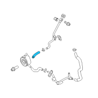 OEM 2016 Nissan Quest Hose-Water Diagram - 21306-JN01A