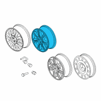 OEM 2009 Mercury Sable Wheel Diagram - 8T5Z-1007-A