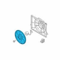 OEM 2015 Hyundai Santa Fe Fan-Cooling Diagram - 25231-3R000