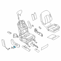 OEM 2012 Nissan Quest Seat Slide Switch Diagram - 87031-1JB7D