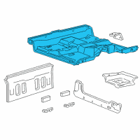 OEM 2001 Ford F-150 Floor Pan Diagram - 3L3Z-1811135-AA