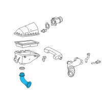 OEM 2002 Lincoln Town Car Inlet Duct Diagram - F8VZ-9A624-AA