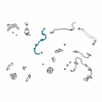 OEM Toyota Highlander Return Pipe Diagram - 44406-48071