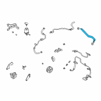 OEM 2006 Toyota Highlander Inlet Hose Diagram - 44348-48061