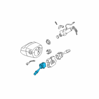 OEM 2001 Nissan Maxima Switch Assy-Wiper Diagram - 25260-2Y920