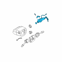 OEM 2003 Nissan Maxima Lock Steering Diagram - D8700-3Y226