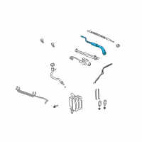 OEM 2015 Chevrolet Captiva Sport Arm-Windshield Wiper Diagram - 25911765