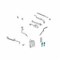 OEM Chevrolet Captiva Sport Washer Pump Diagram - 19167136