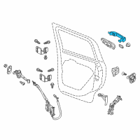 OEM 2021 Jeep Renegade Handle-Exterior Door Diagram - 6QL52TZZAA