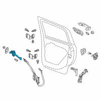 OEM Jeep Renegade Check-Rear Door Diagram - 68247312AA