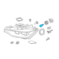 OEM 2017 BMW 330e Bulb Socket, Turn Indicator Diagram - 63-12-6-916-103