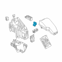 OEM 2012 Nissan Quest Holder FUSELINK Diagram - 24380-1AT0A