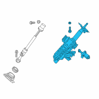 OEM 2020 Nissan Murano COLMN-STRG Tilt Diagram - 48810-3JA1E