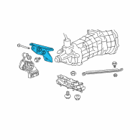 OEM 2006 Dodge Ram 1500 Bracket-Engine Mount Diagram - 5037728AC