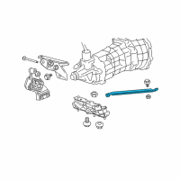 OEM 2006 Dodge Ram 1500 Support-Transmission Diagram - 5037568AB