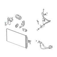 OEM 1987 Cadillac Seville AC Hose O-Ring Diagram - 52456067