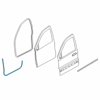 OEM 2022 Dodge Durango W/STRIP-Front Door Opening Diagram - 55399184AE