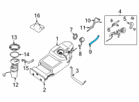 OEM 2021 Nissan Frontier Hose-Filler Diagram - 17228-9BT0B