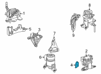 OEM 2020 Toyota Highlander Stay Diagram - 12318-F0110